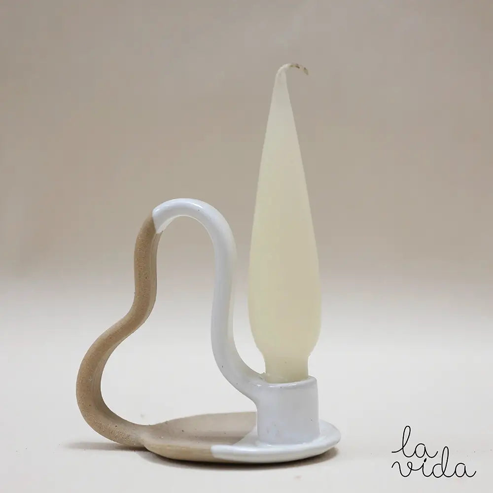 candelabro blanco